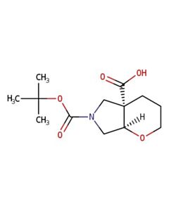 Astatech REL-(4AS,7AR)-6-(TERT-BUTOXYCARBONYL)HEXAHYDROPYRANO[2,3-C]PYRROLE-4A(2H)-CARBOXYLIC ACID; 1G; Purity 95%; MDL-MFCD32711307